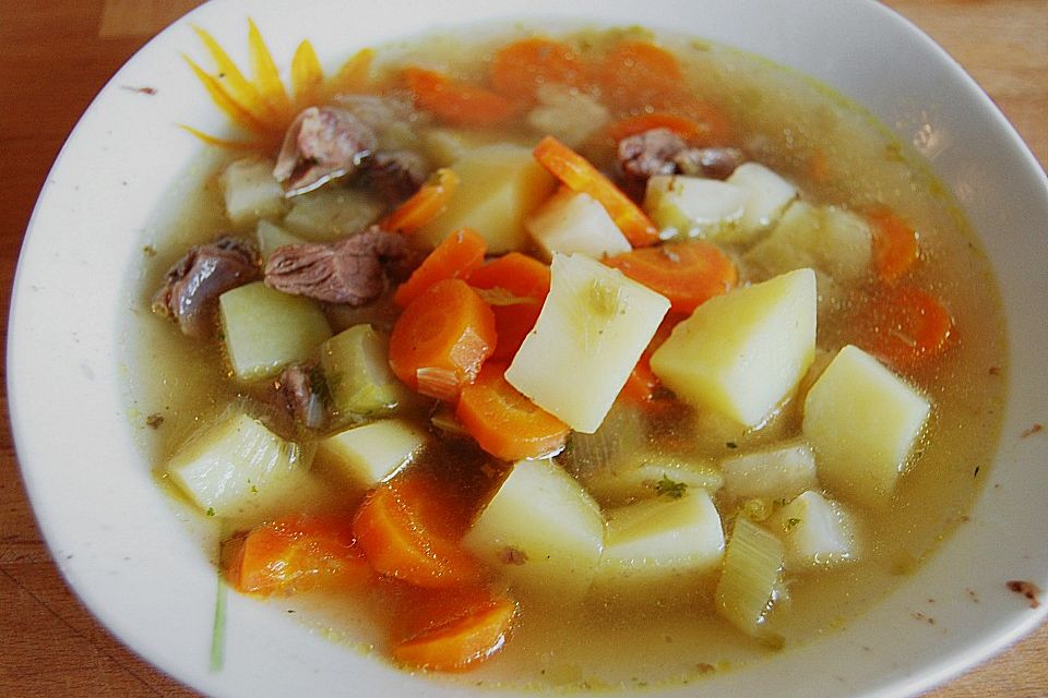 Kartoffel - Rindfleisch - Suppe