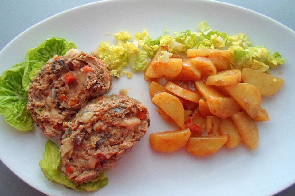 Gefüllter Hackbraten