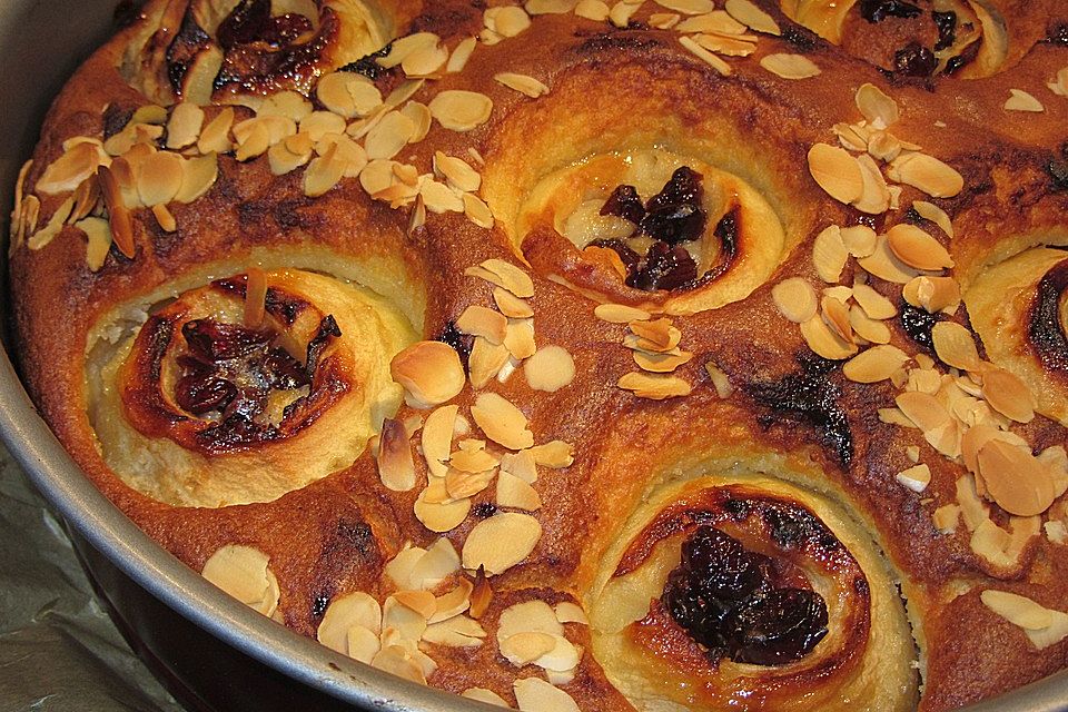 Versunkener Bratapfelkuchen