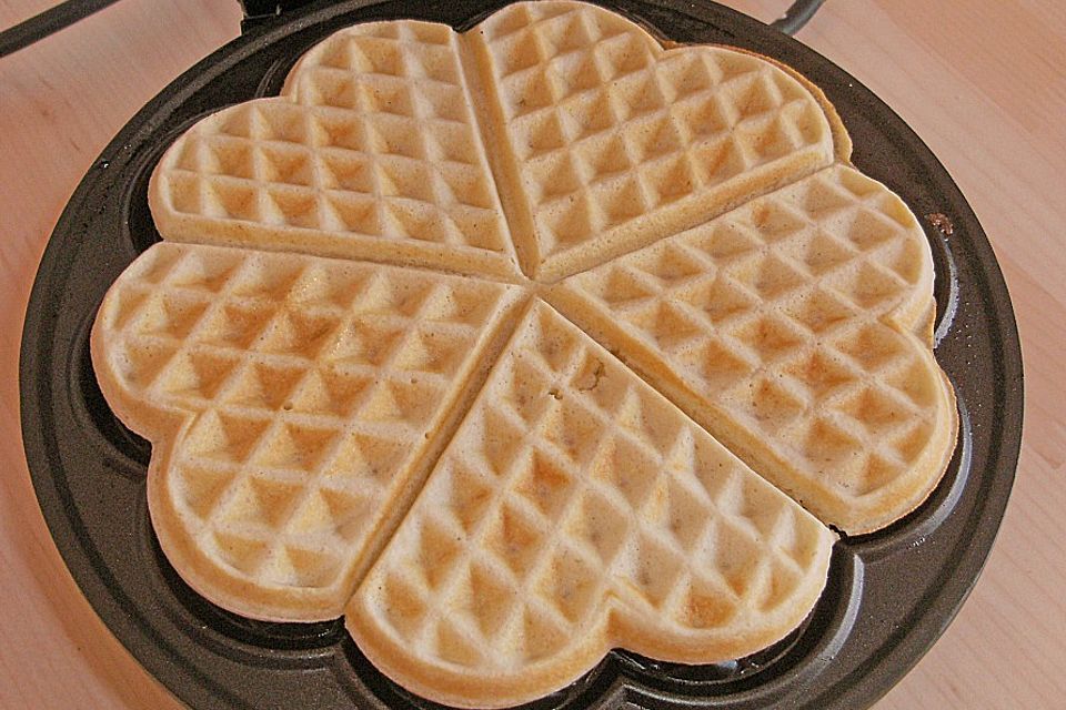 Grießwaffeln mit Bananenjoghurt