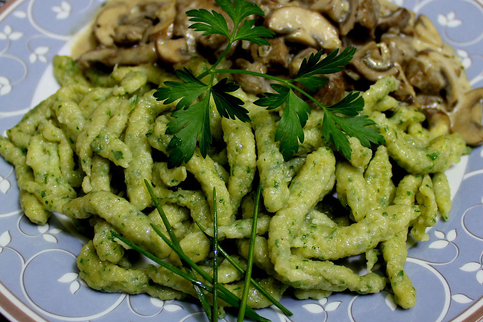 Kräuterspätzle