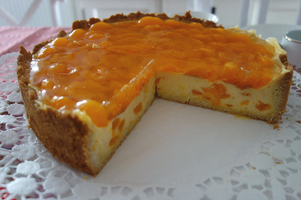 Schmand-Pudding-Mandarinen-Torte