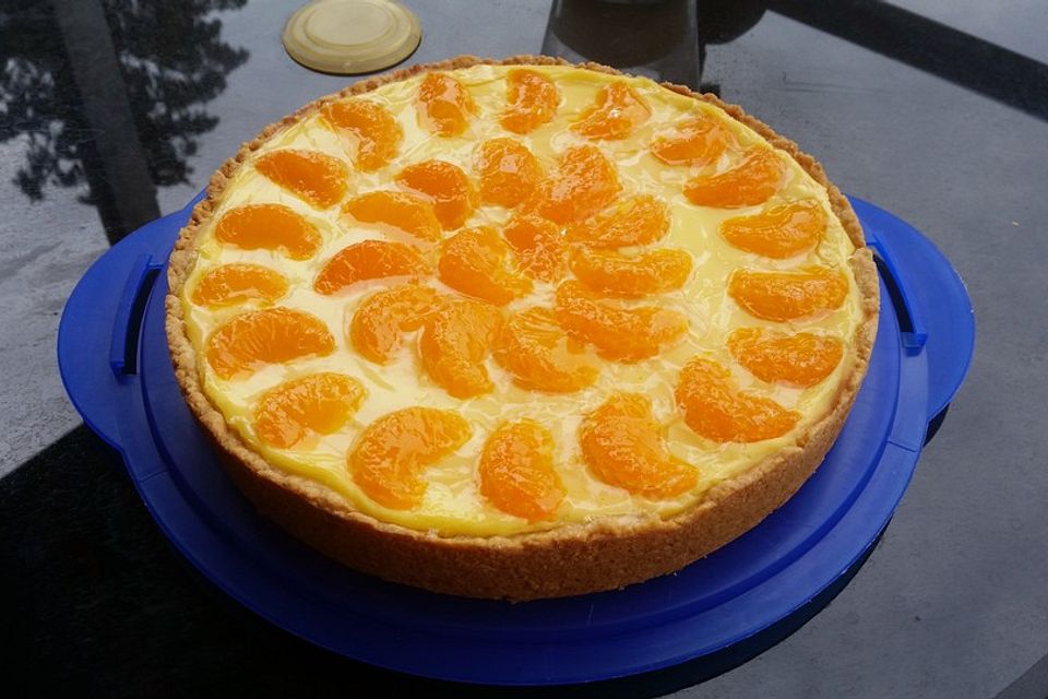 Schmand-Pudding-Mandarinen-Torte