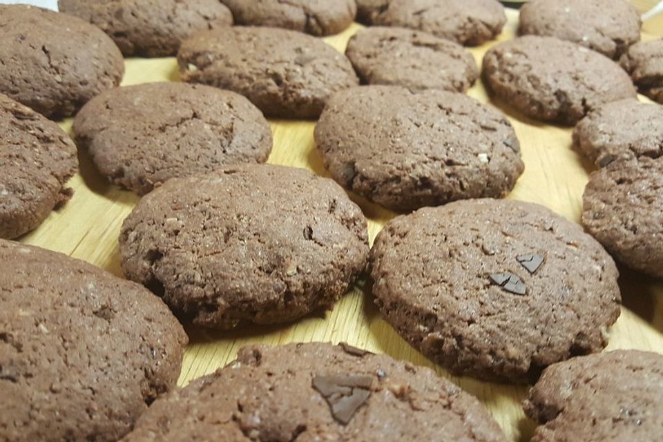 Vegane Schoko Cookies