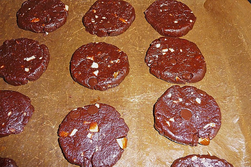 Vegane Schoko Cookies