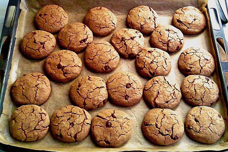 Vegane Schoko Cookies