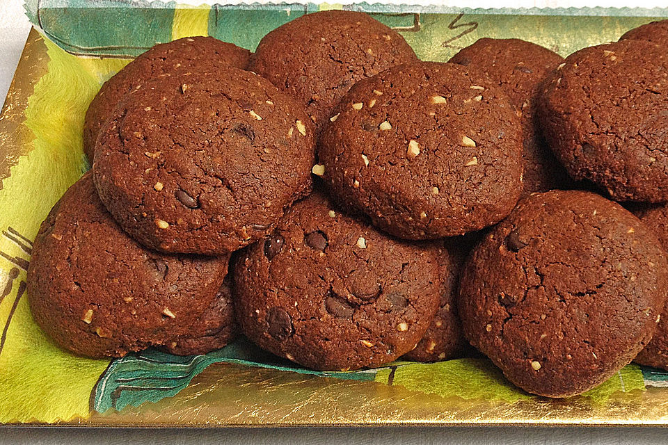 Vegane Schoko Cookies