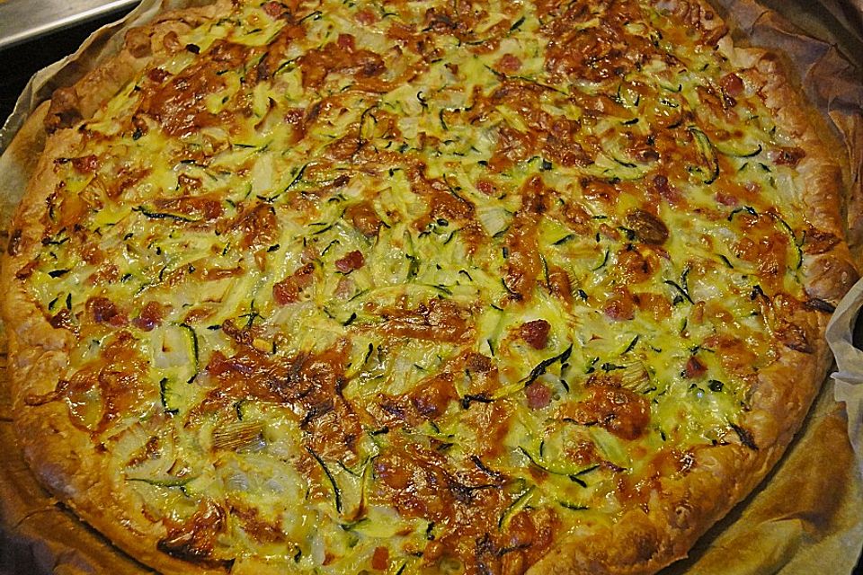 Maxis Zucchini - Zwiebel Tarte