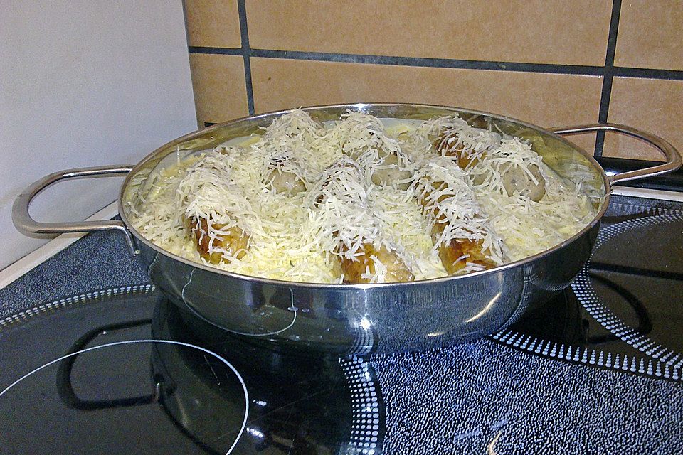 Bratwurst - Gemüse - Gratin