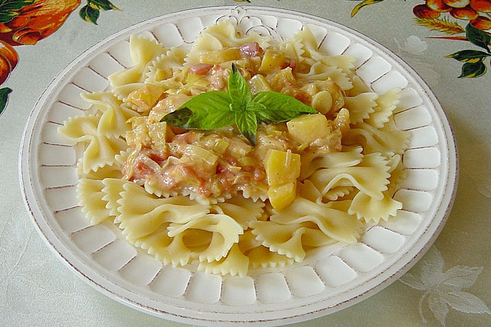 Penne mit Kürbis