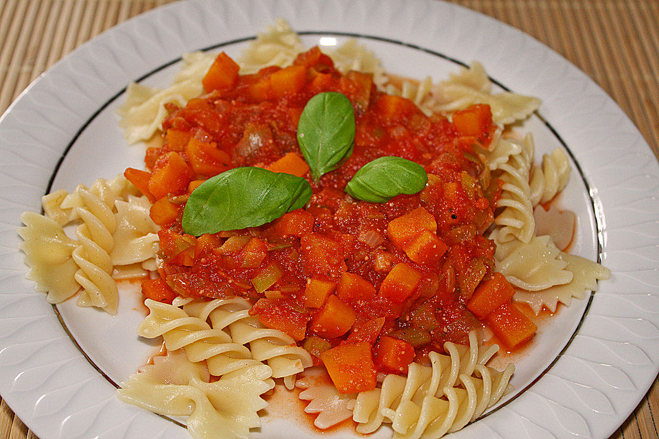 Penne mit Kürbis