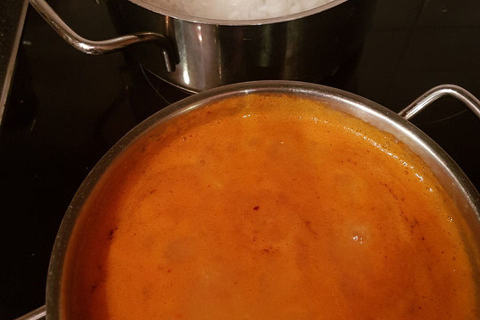 Paprika - Bananen - Mangosuppe