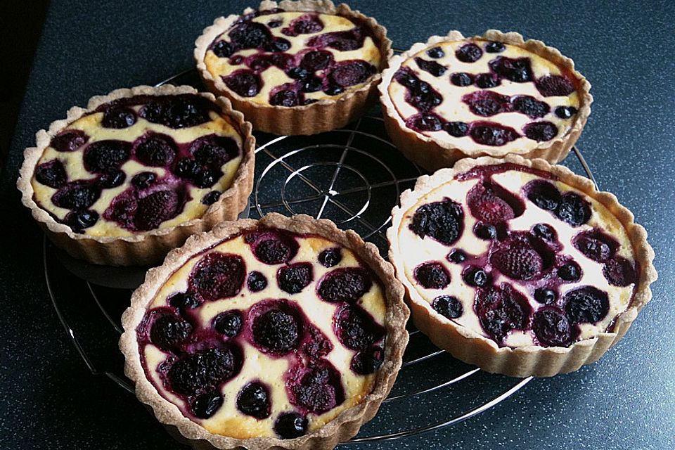 Fruchtige Käsekuchen - Tartelettes