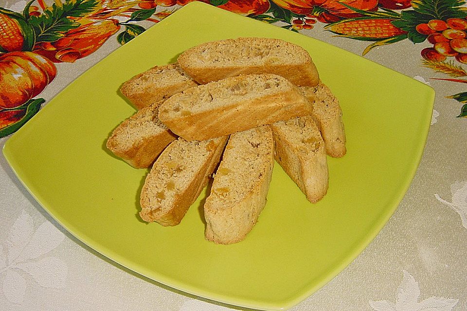 Biscotti mit Ingwer