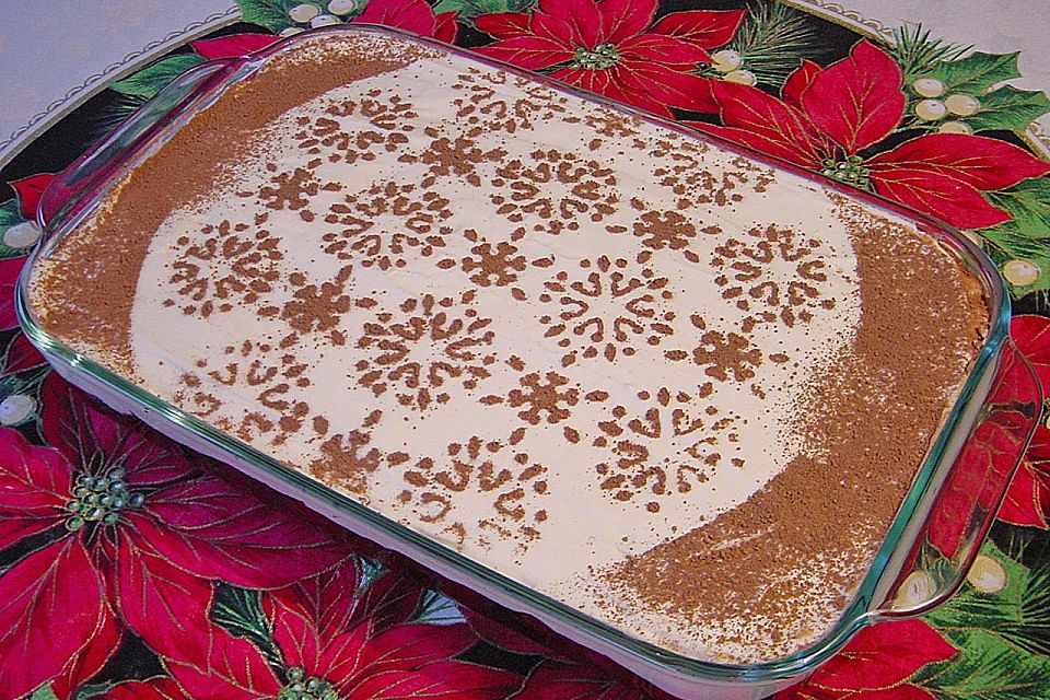 Honigkuchen - Tiramisu mit Punschkirschen