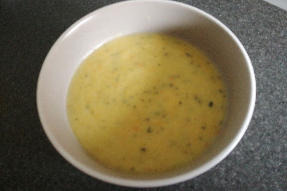 Kürbis - Zucchini - Suppe