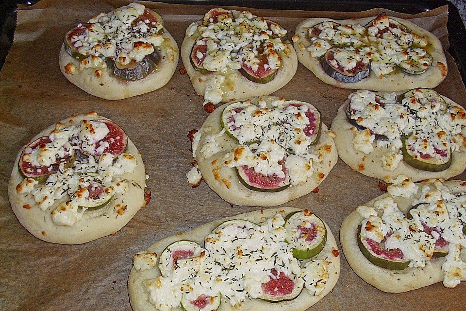 Ziegenkäse - Feigen Focaccia