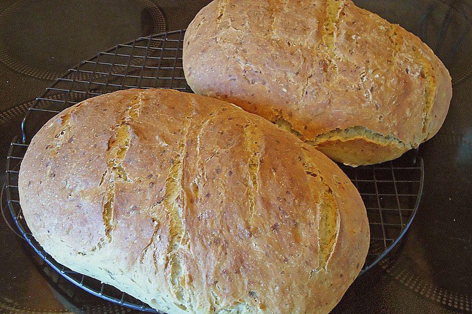 Zucchini - Thymian - Brot