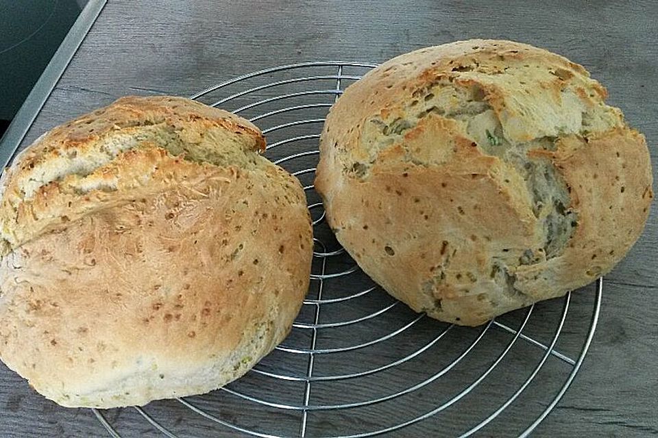 Zucchini - Thymian - Brot