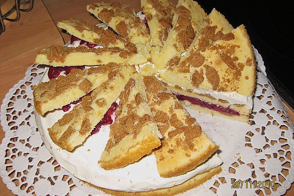 Spekulatius - Kirsch - Torte