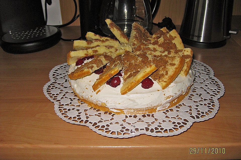 Spekulatius - Kirsch - Torte