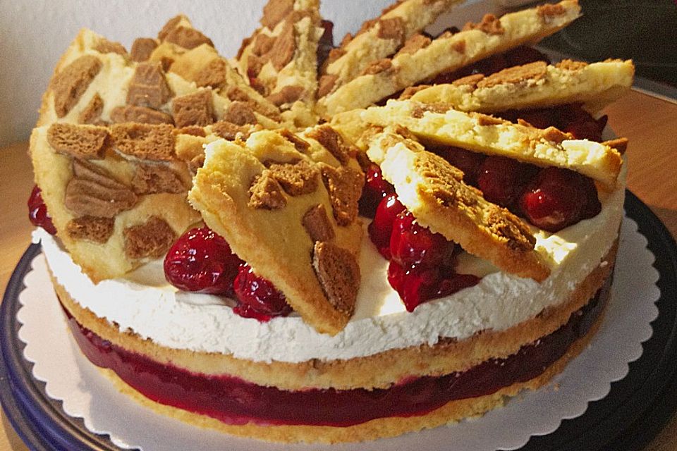 Spekulatius - Kirsch - Torte