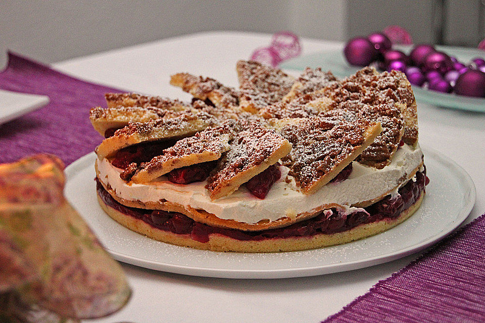 Spekulatius - Kirsch - Torte