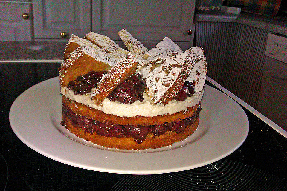 Spekulatius - Kirsch - Torte