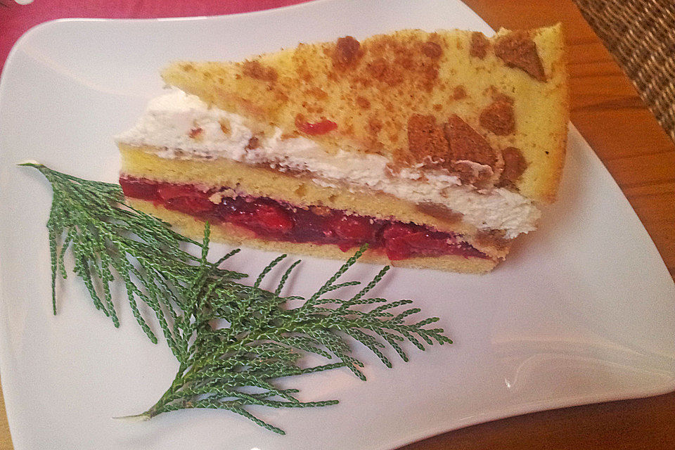 Spekulatius - Kirsch - Torte