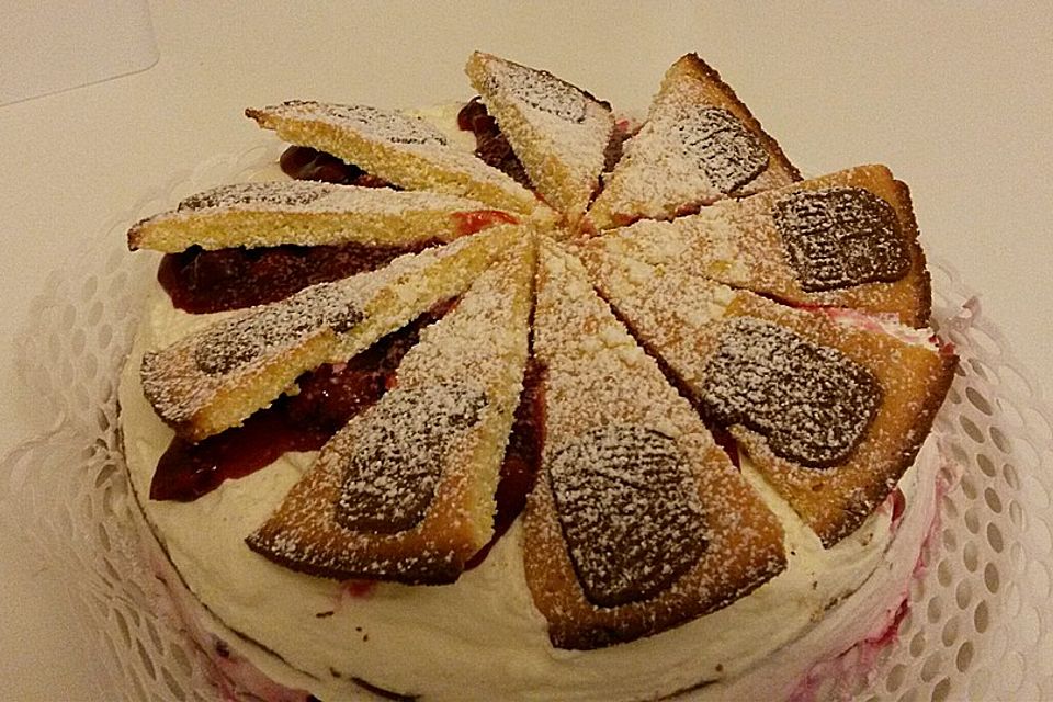 Spekulatius - Kirsch - Torte