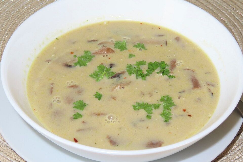 Rikes Champignon - Cremesuppe