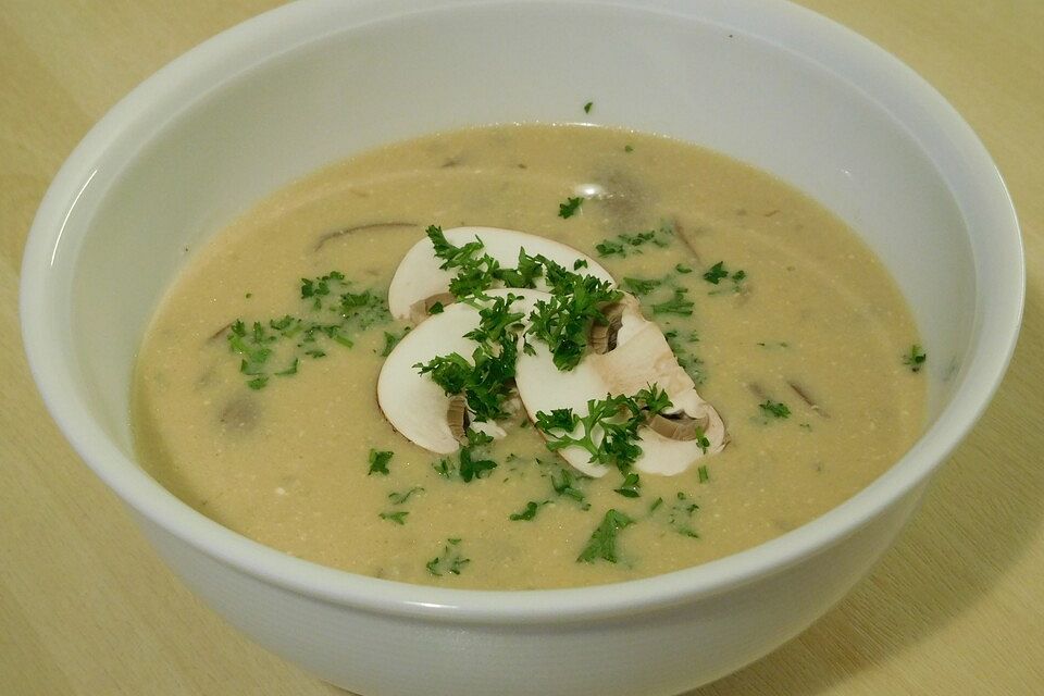 Rikes Champignon - Cremesuppe