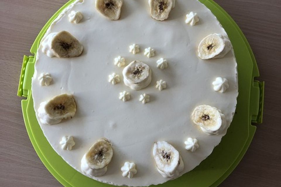 Bananen - Eierlikörtorte