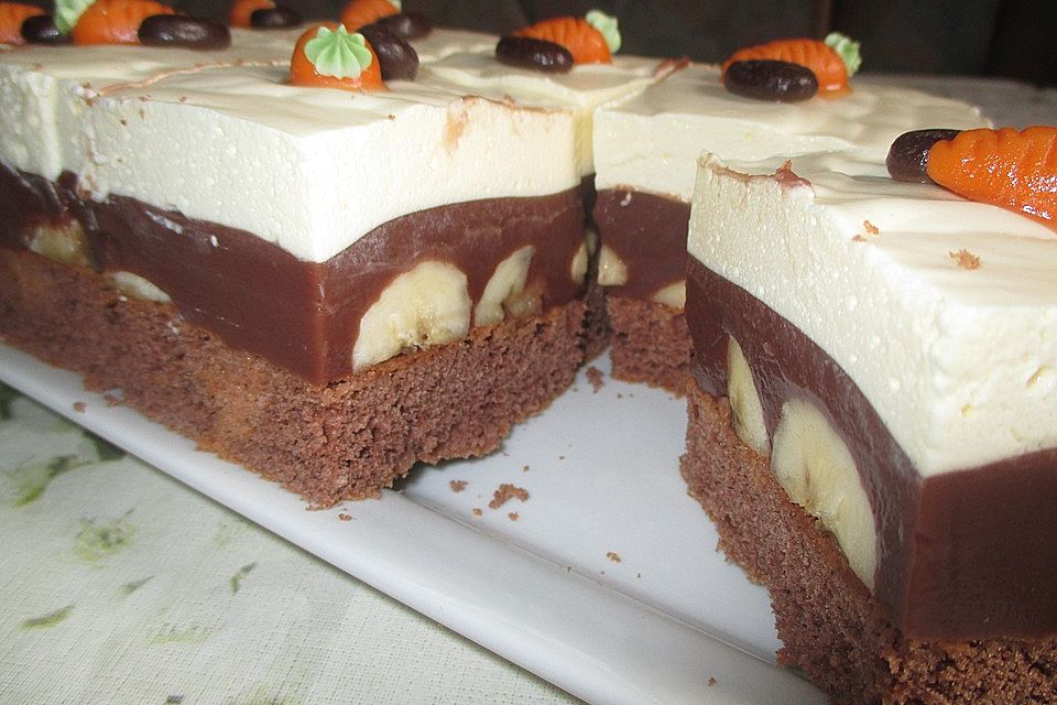 Bananen - Eierlikörtorte