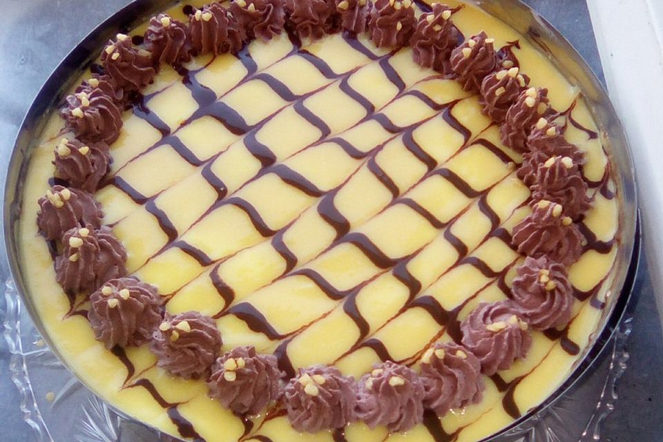 Bananen - Eierlikörtorte