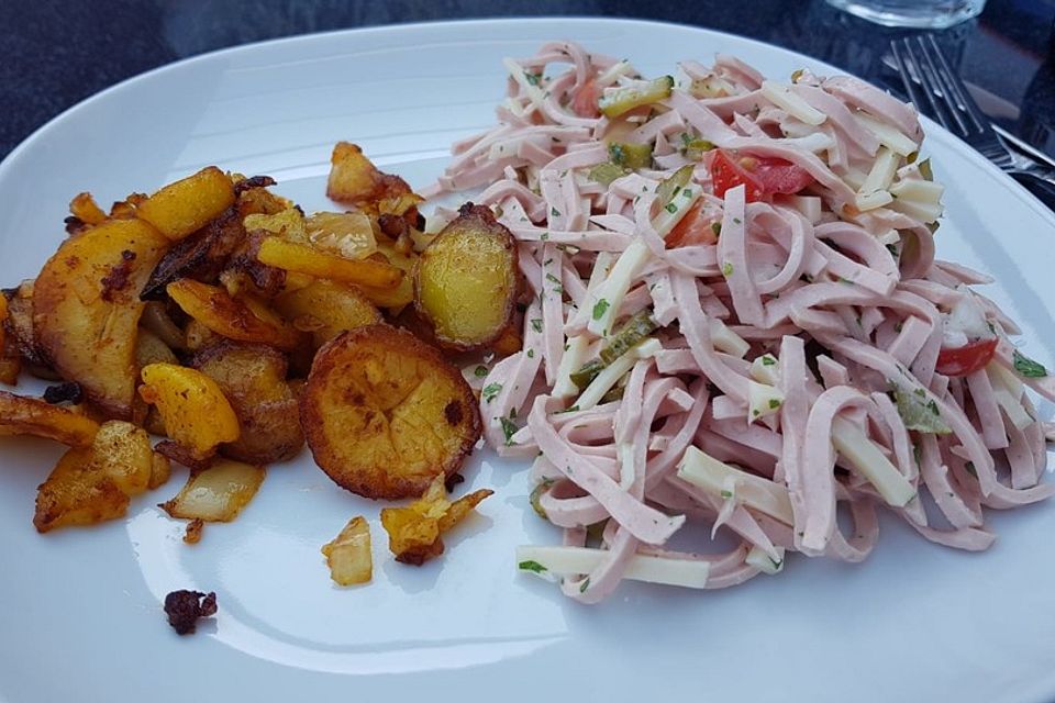 Deftiger Fleischwurstsalat