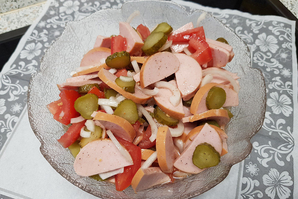 Deftiger Fleischwurstsalat