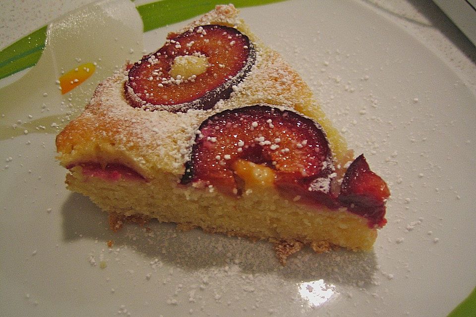 Aprikosenkuchen mit  Quark und Grieß