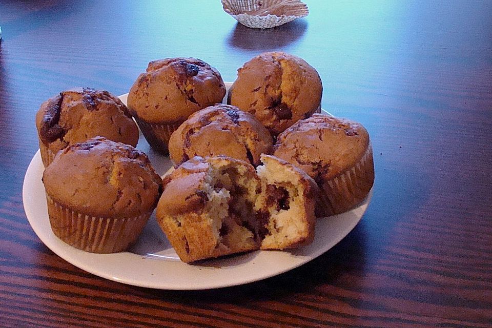 Marzipan - Nougat Muffins