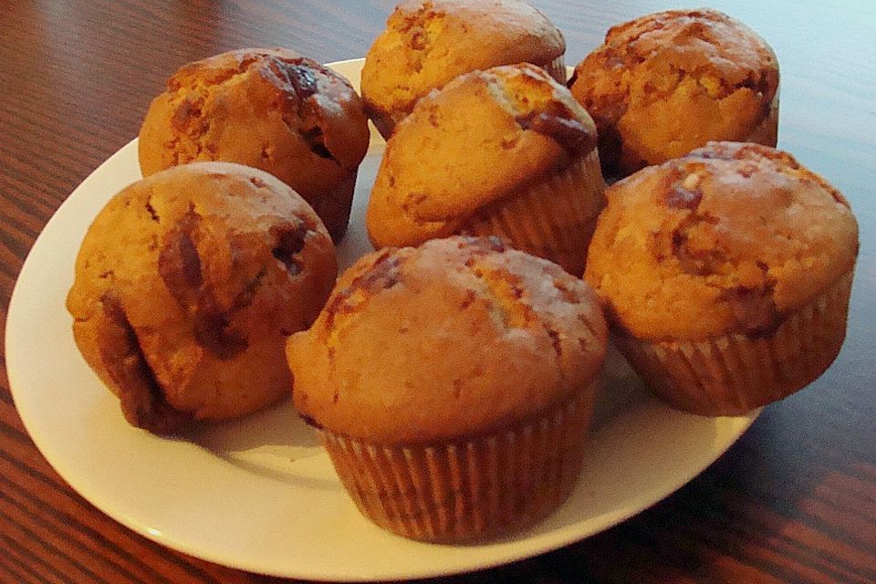 Marzipan - Nougat Muffins