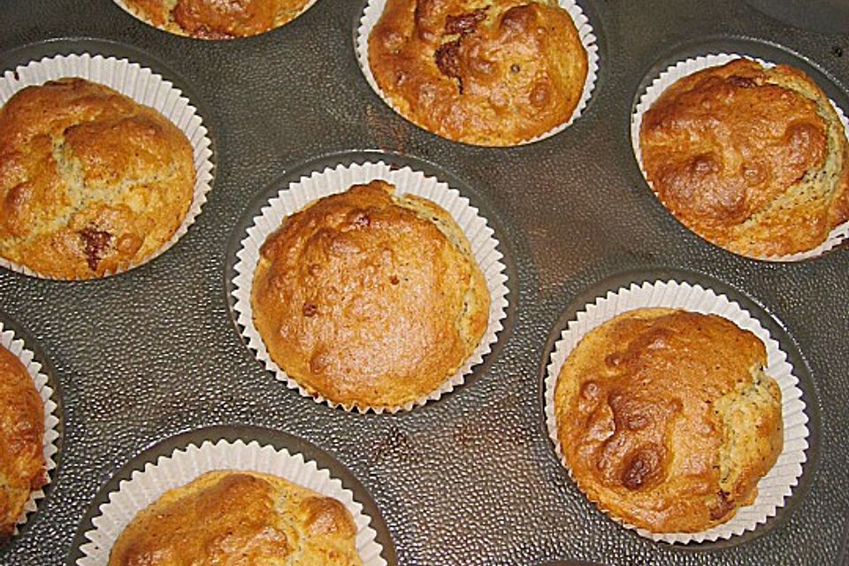 Marzipan - Nougat Muffins