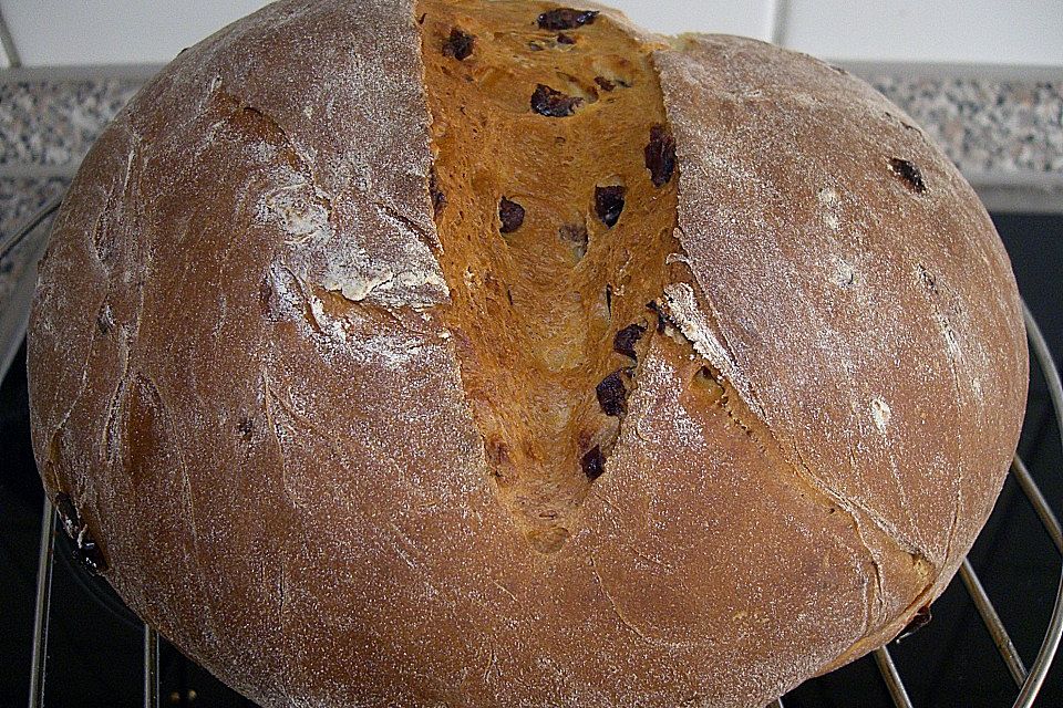 Hefebrötchen mit Cranberries