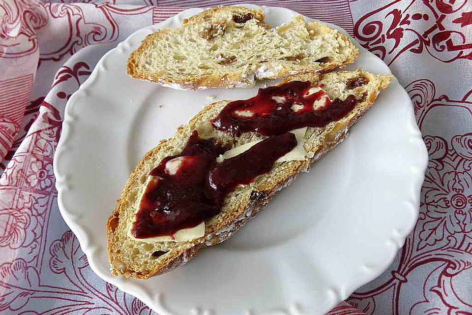 Hefebrötchen mit Cranberries