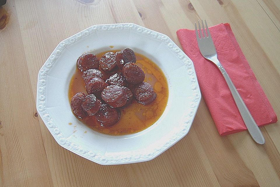 Chorizo in Rotwein