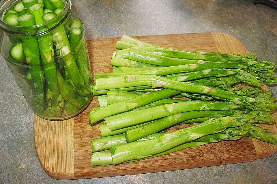 Stangenspargel eingemacht