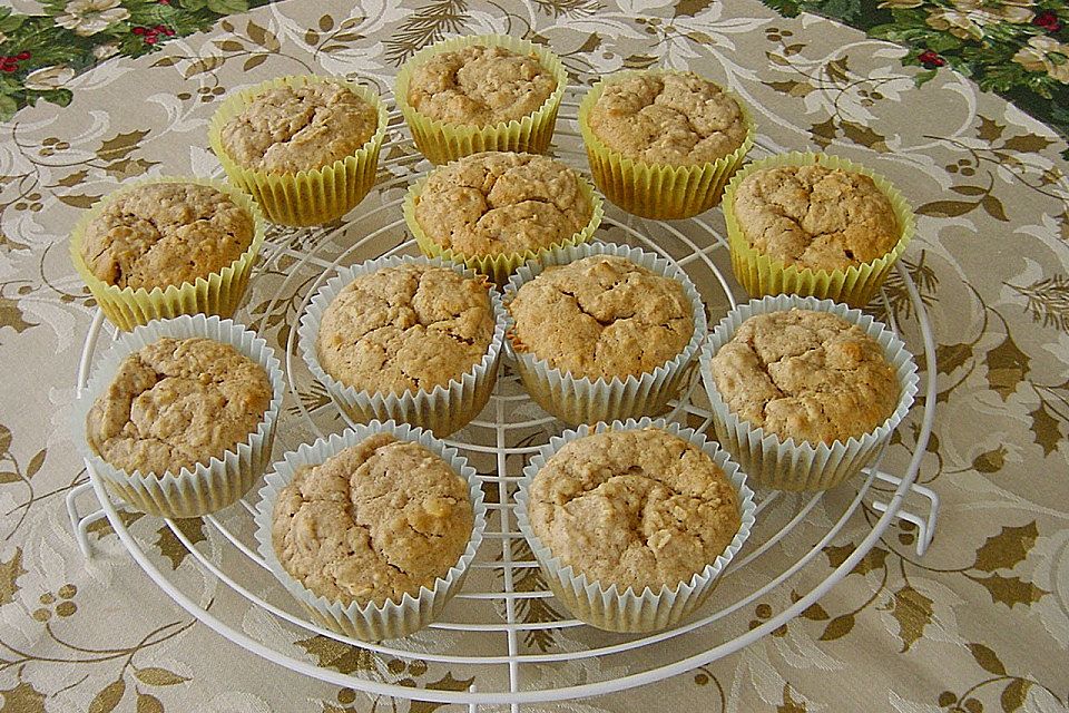 Apfel - Walnuss - Muffins