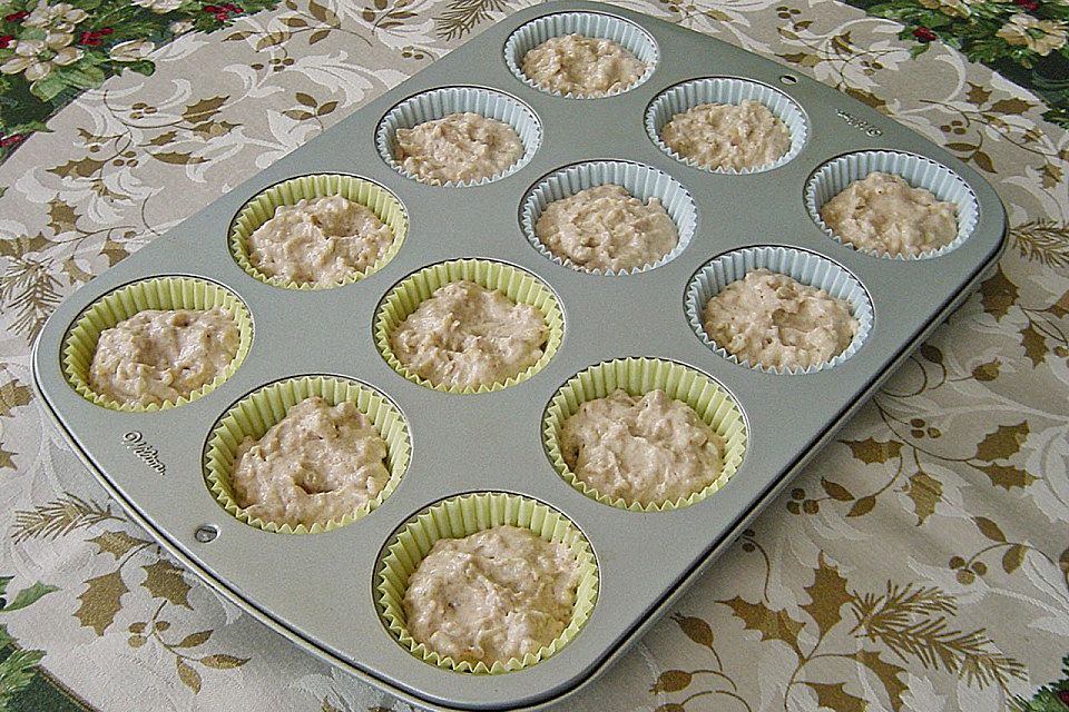 Apfel - Walnuss - Muffins