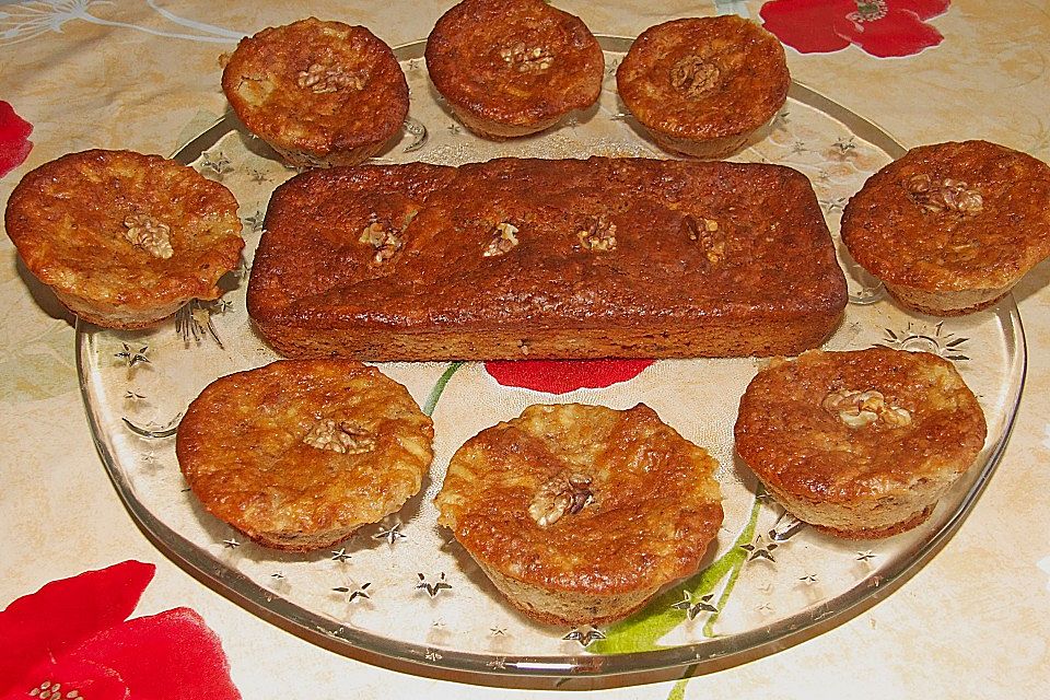 Apfel - Walnuss - Muffins