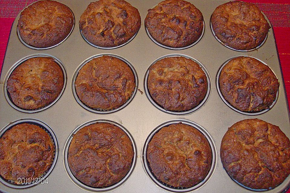 Apfel - Walnuss - Muffins