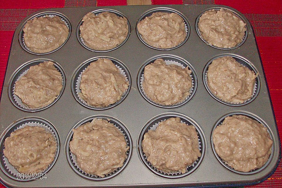 Apfel - Walnuss - Muffins